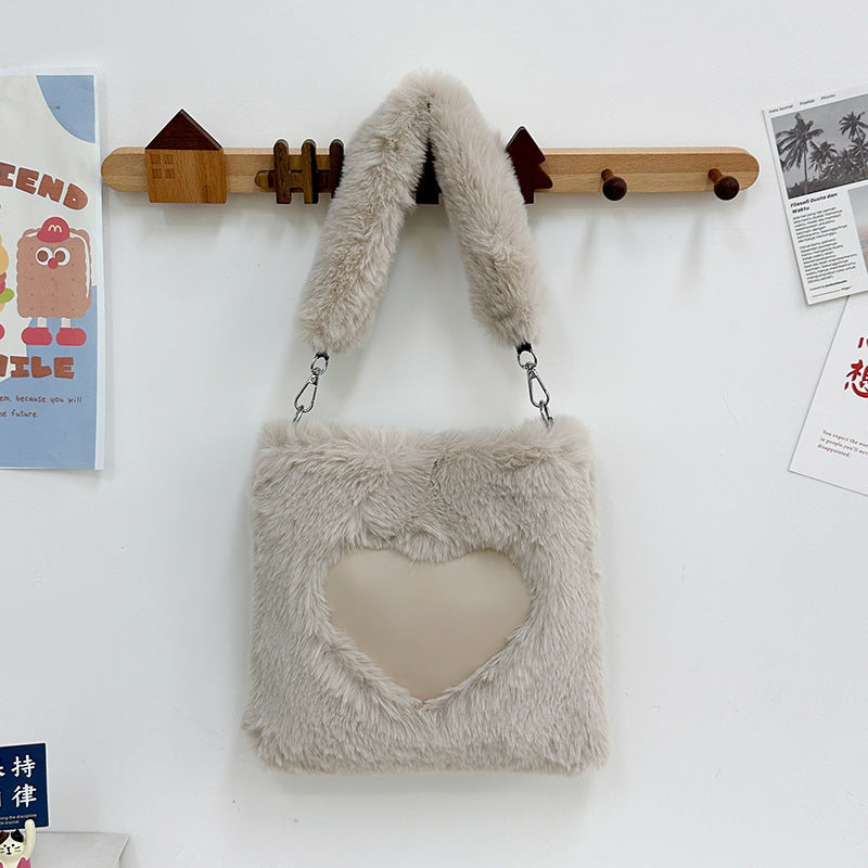 Heart Theme Shoulder Bag