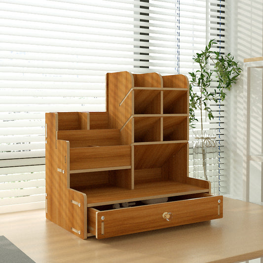DIY Wooden Desk Organizer