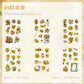 Vintage Floral Journal Stickers (6pcs Set)
