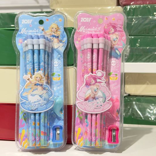 Mermaid Princess Pencil Set