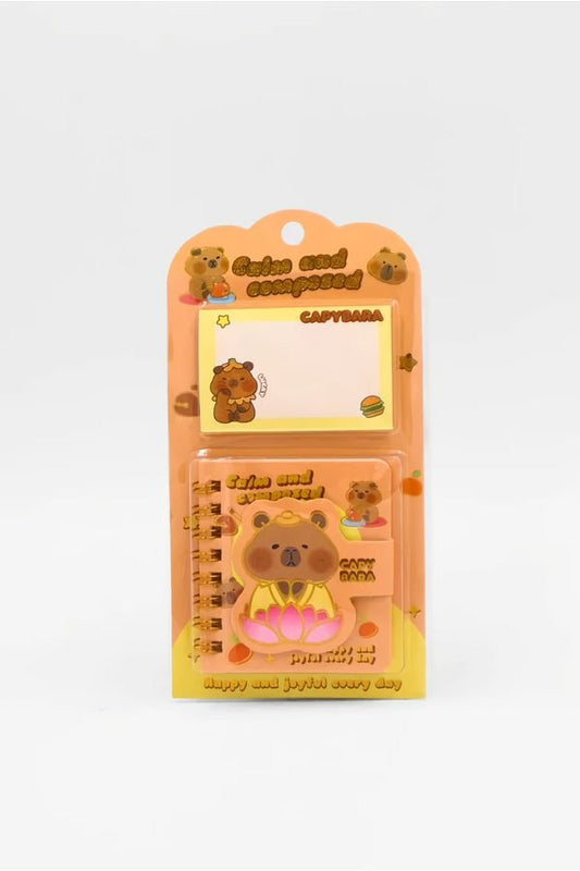 Capybara Sticky Note With Diary