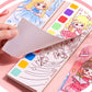 Kids Coloring Books With 2 Brush