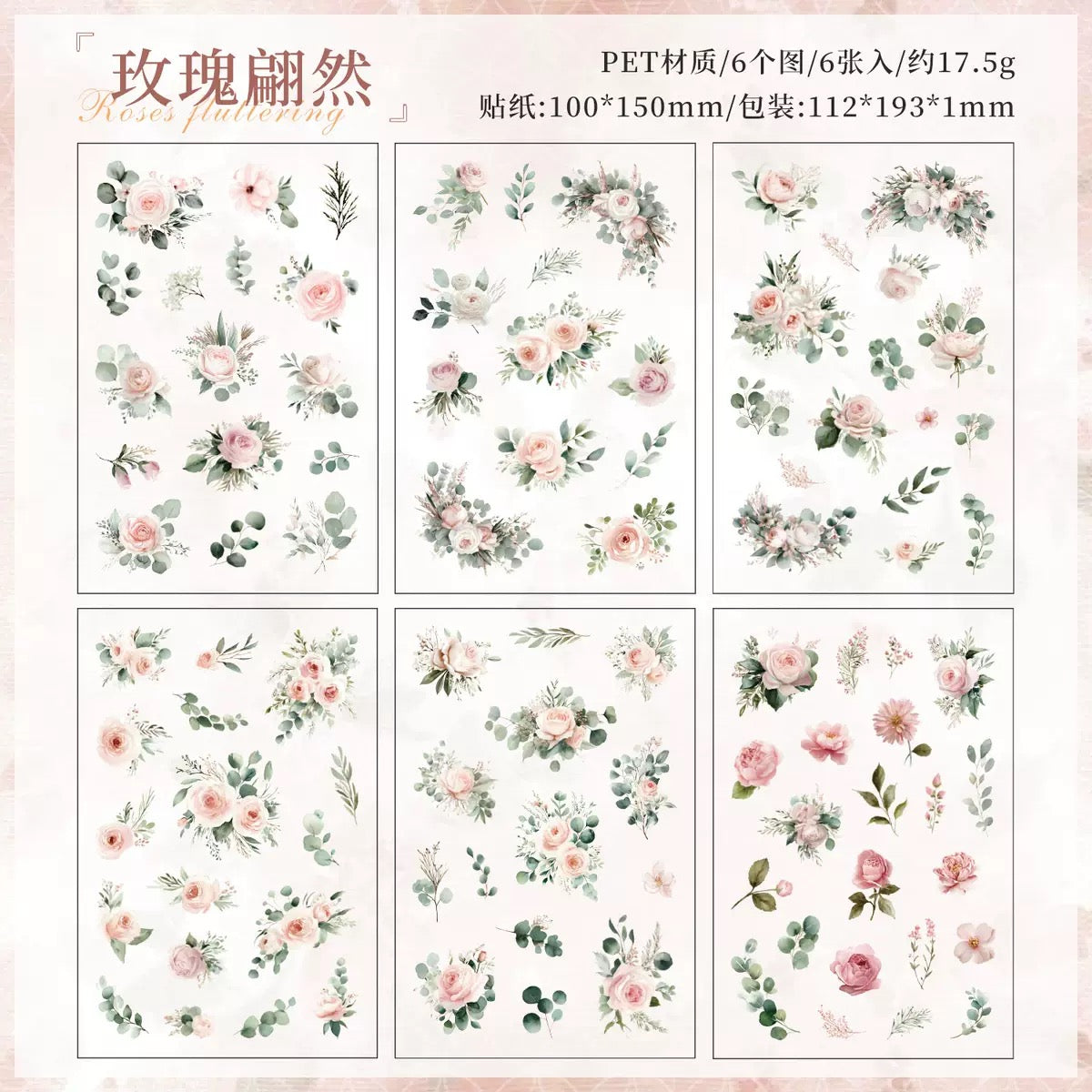 Floral Mini Deco Sticker Pack
