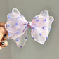 Organza Bow Hair Clips