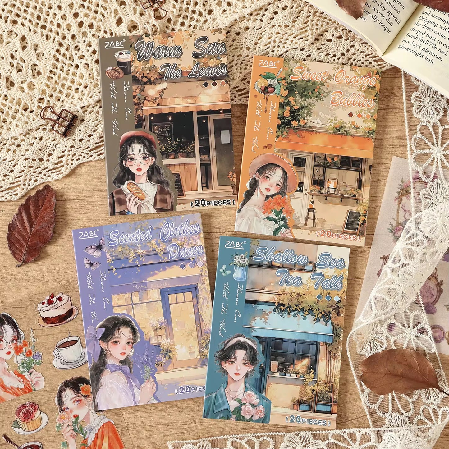 Cozy Girl Sticker Book