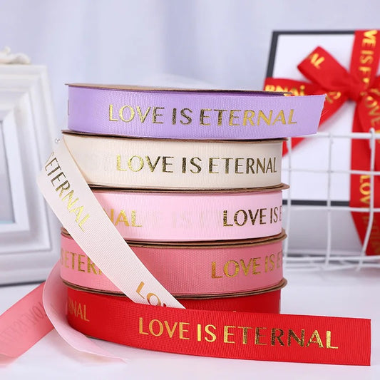 Love Is Eternal Foiled Ribbon