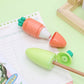 Carrot Eraser Sharpener