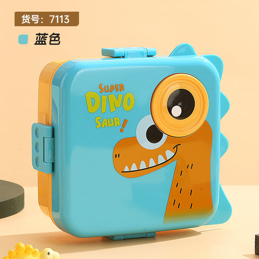 Dino Jumbo Stainless Steel Lunch Box
