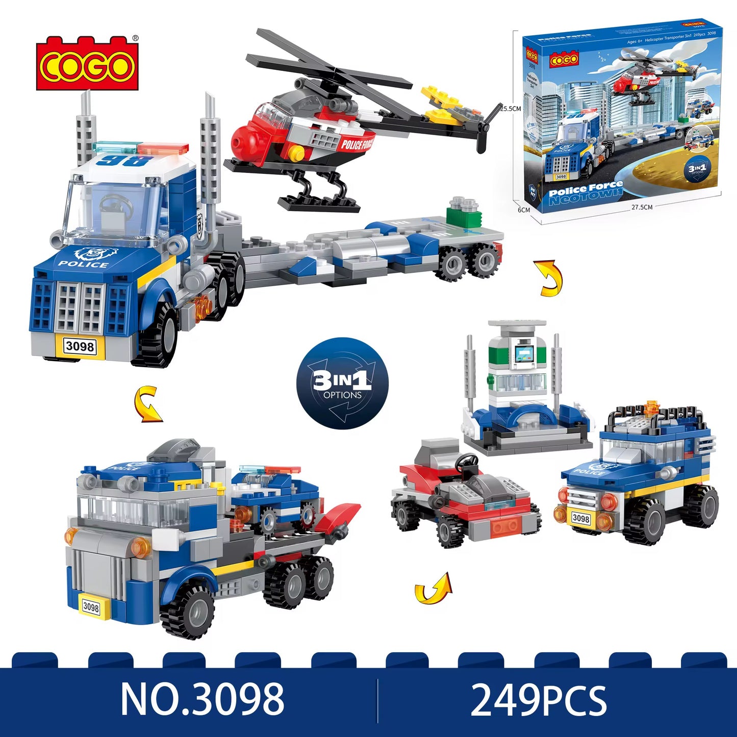 Helicopter Transport 3in1