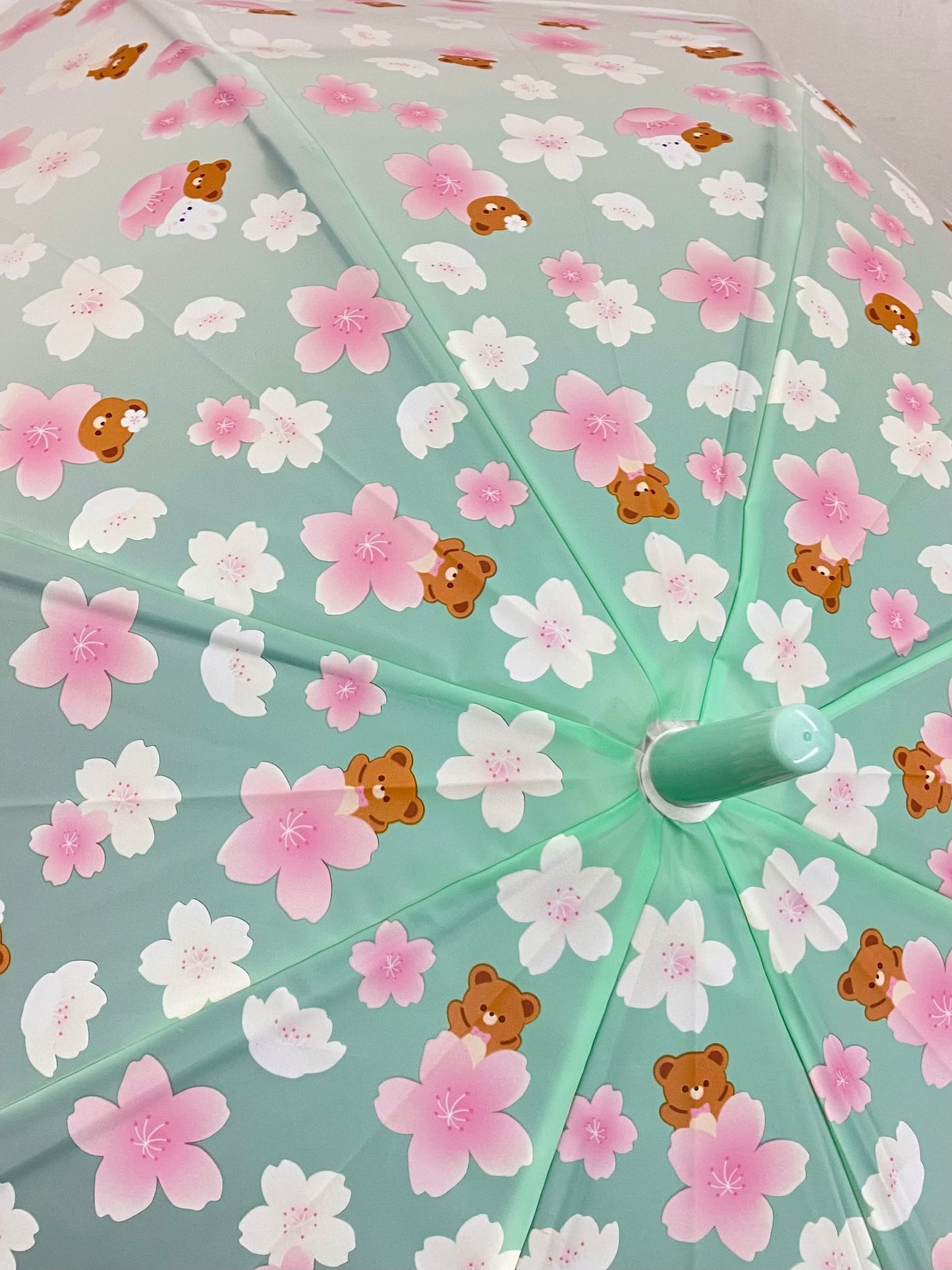 Kawaii Floral Bear Umbrella