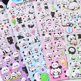 Panda Puffy Stickers