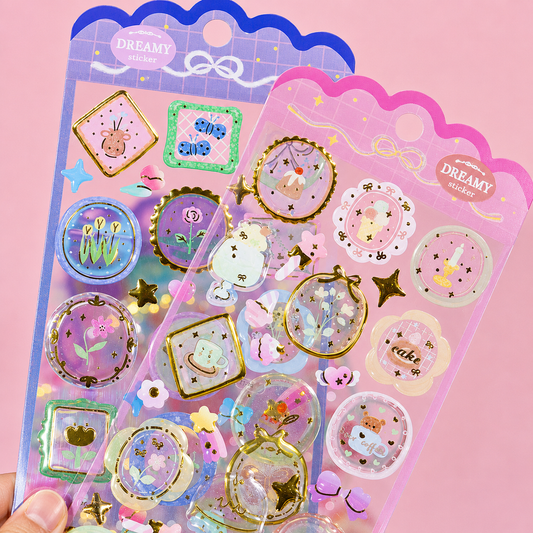 Transparent Wax Stamp Sticker