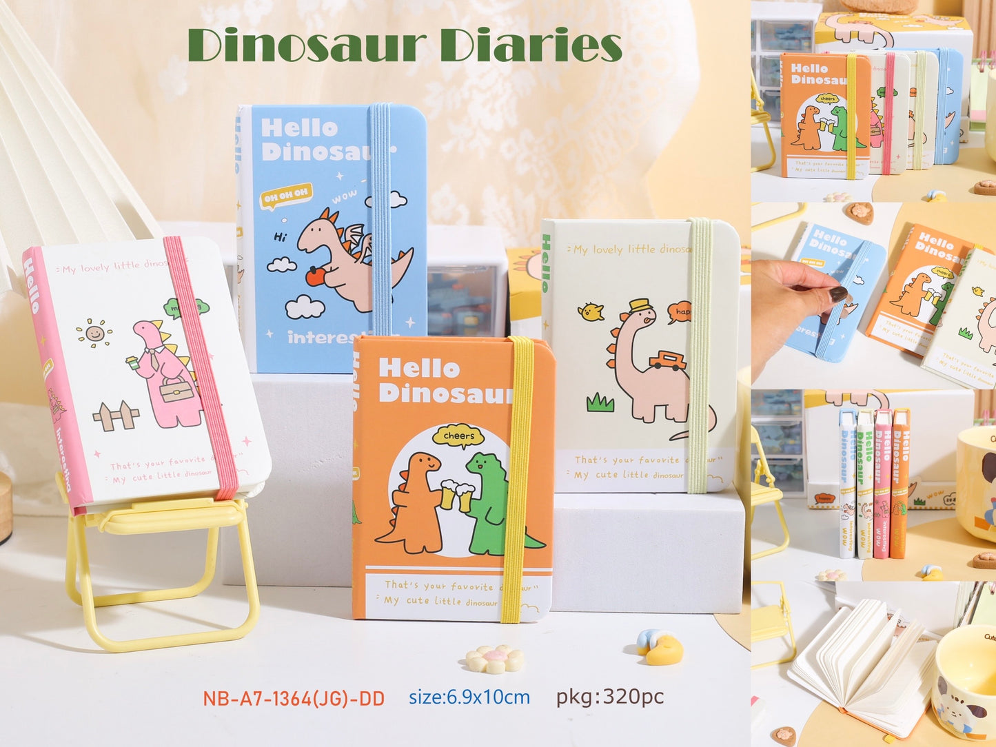 Hello Dino Mini Diary