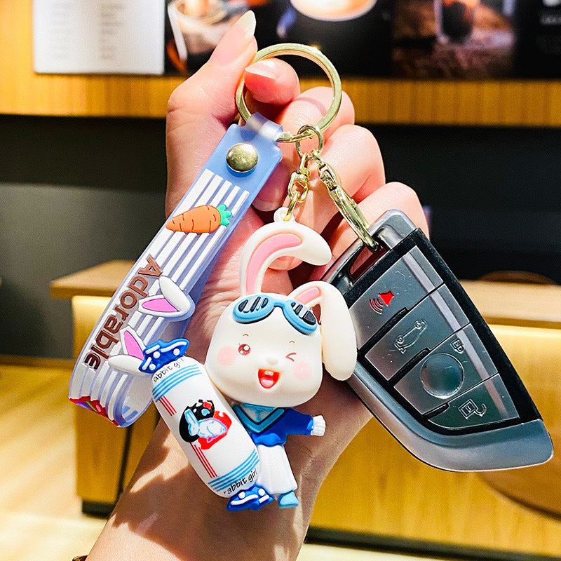 Adorable Bunny Keychain