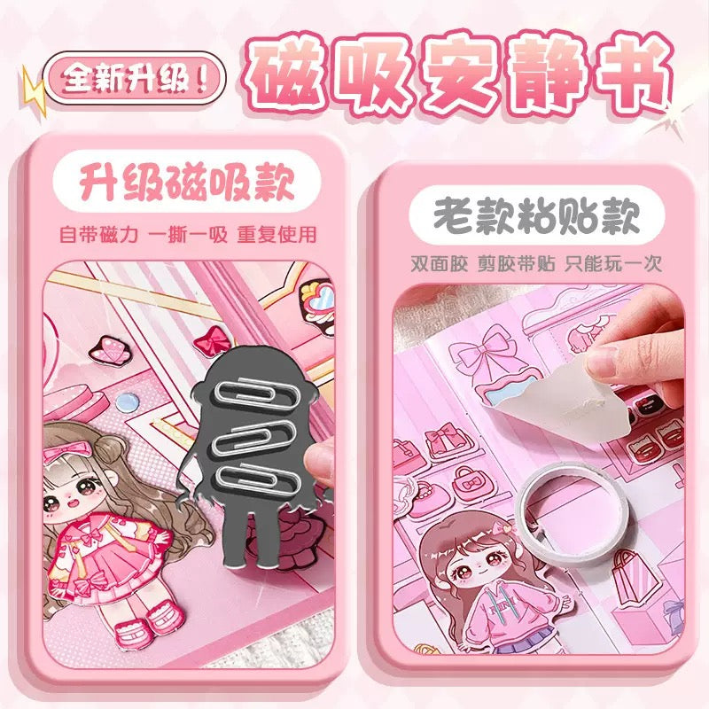 Kawaii Magnetic Story-Sticker Book