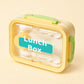 Pastel Bento Lunch Box with Cutlery