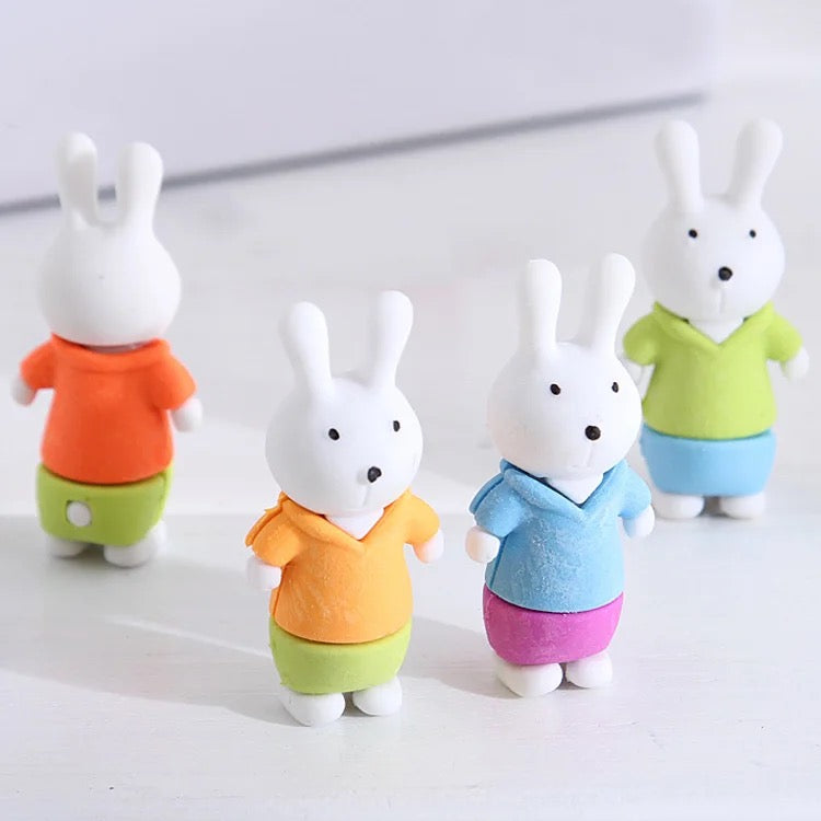 Bunny Eraser 5pcs pack