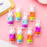 Bunny Eraser 5pcs pack