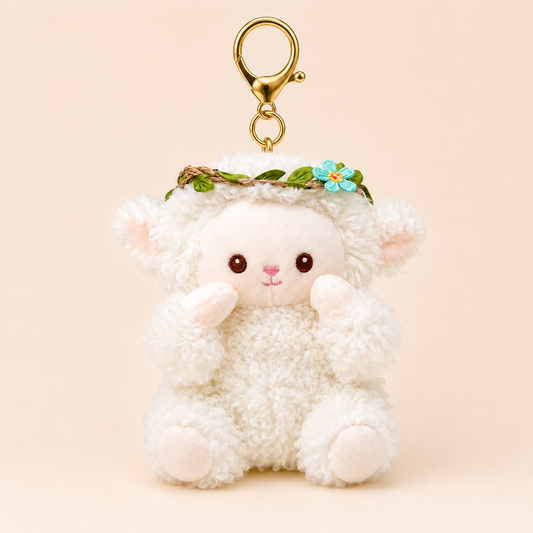 Sheep Plush Keychain