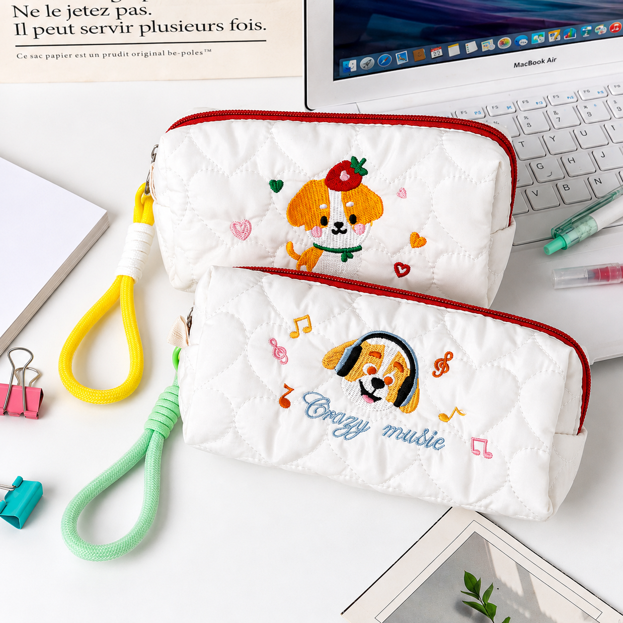 Kawaii Puppy Pencil Case