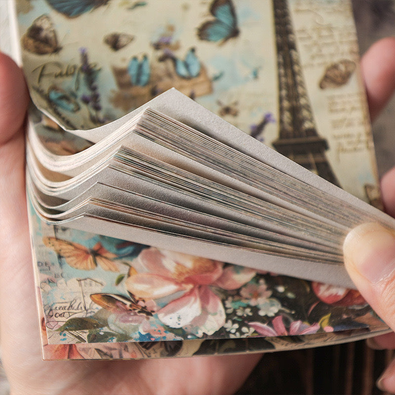 Vintage Scrapbook Paper Book