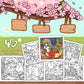 Spring Moments Coloring Book