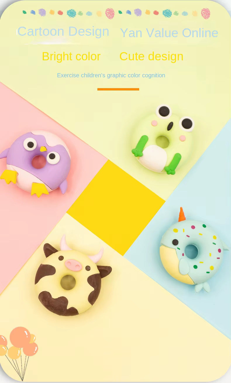 Animal Donut Eraser