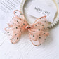 Organza Bow Hair Clips