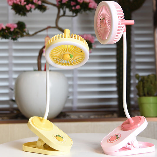 Premium Clip Mini Fan With Lights