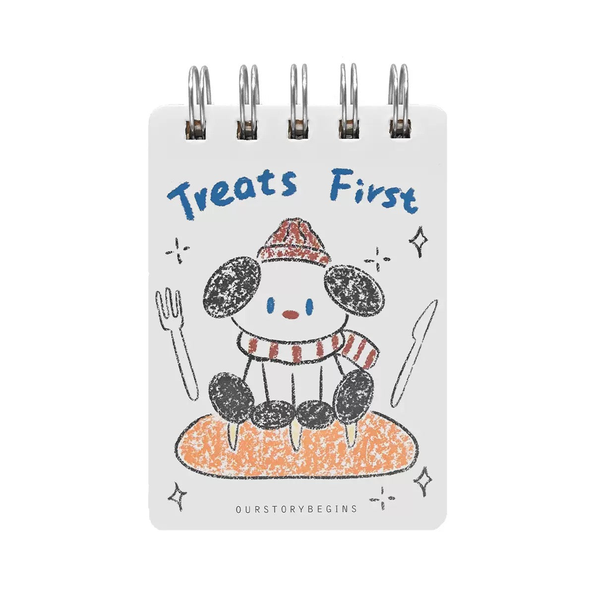 Happy Dog Spiral Diary