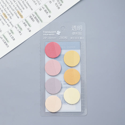 Morandi Transparent Sticky Note