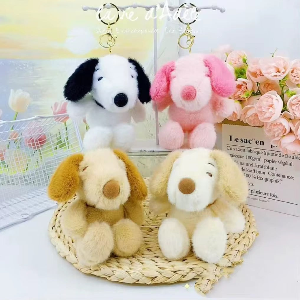 Puppy Plush Keychain