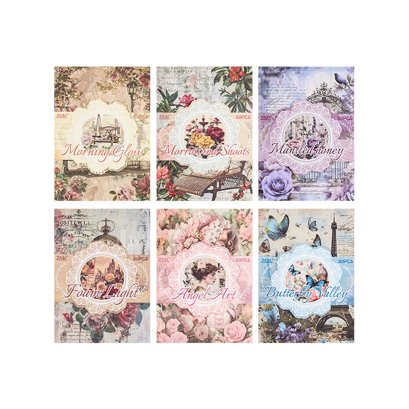 Vintage Scrapbook Paper Book