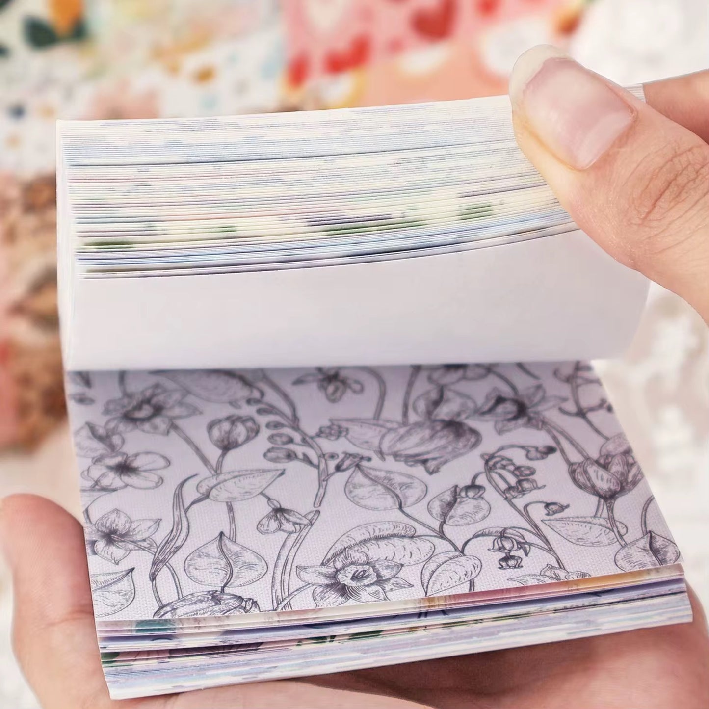 Twilight Cloud Mini Scrap Paper Book