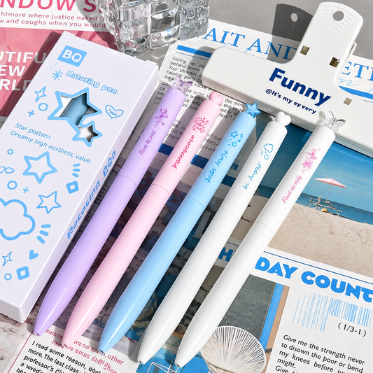 Kawaii Rotating Twist Pen Set
