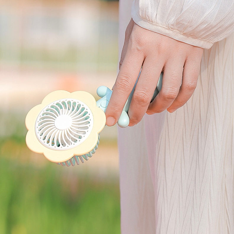 Floral Mini Fan