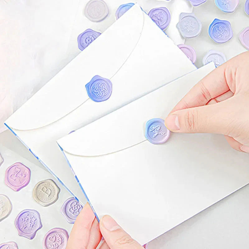 Pastel Wax Seal Stickers