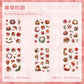 Vintage Floral Journal Stickers (6pcs Set)