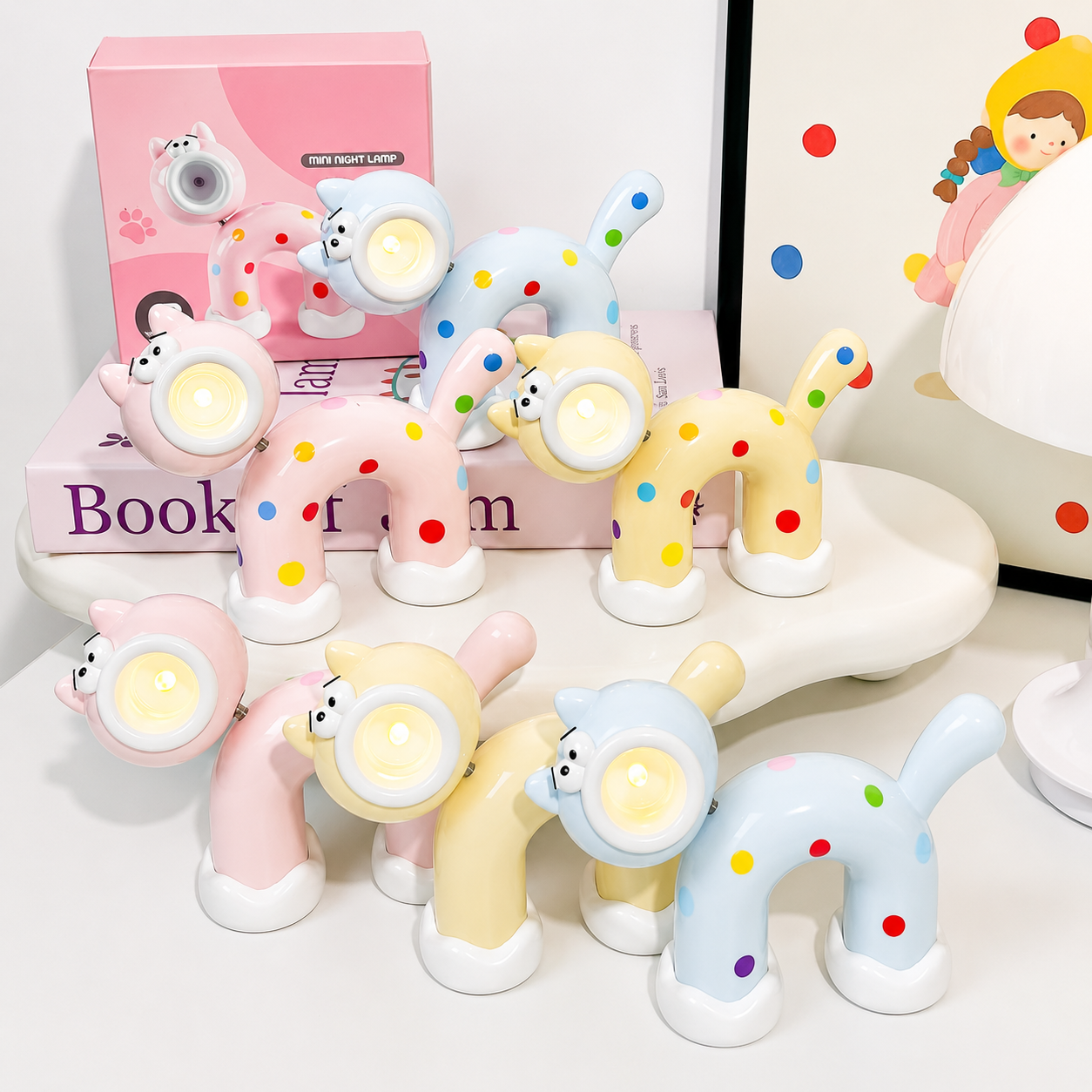 Kitty Magnetic Mini Lamp
