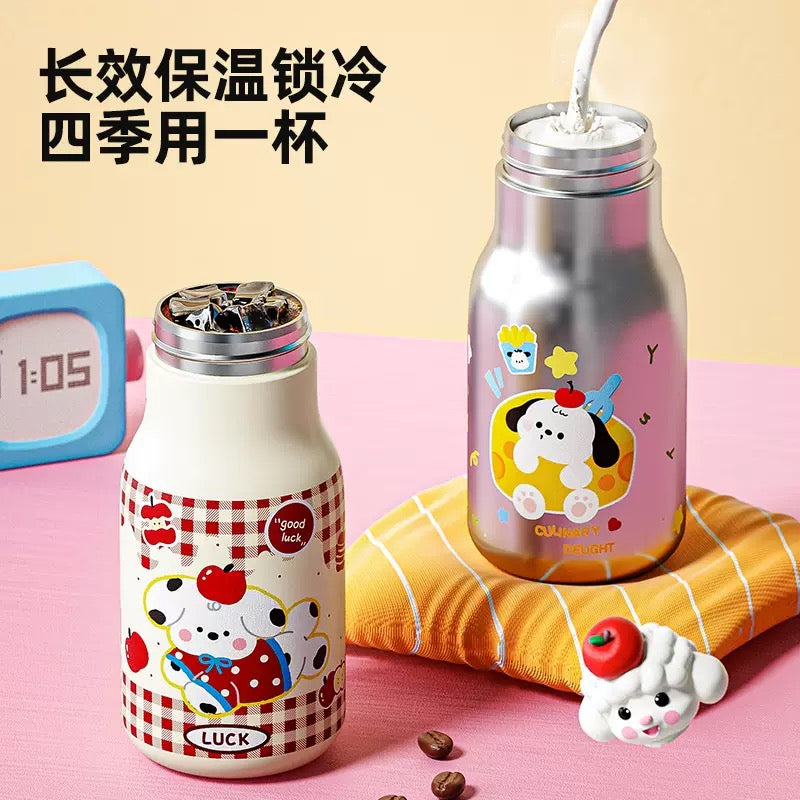 Kawaii Apple Paws Tumbler
