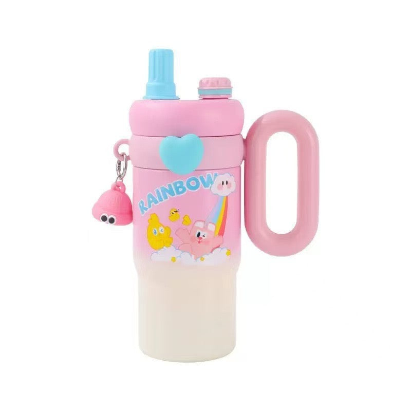 Kawaii Rainbow Tumbler
