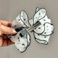 Organza Bow Hair Clips