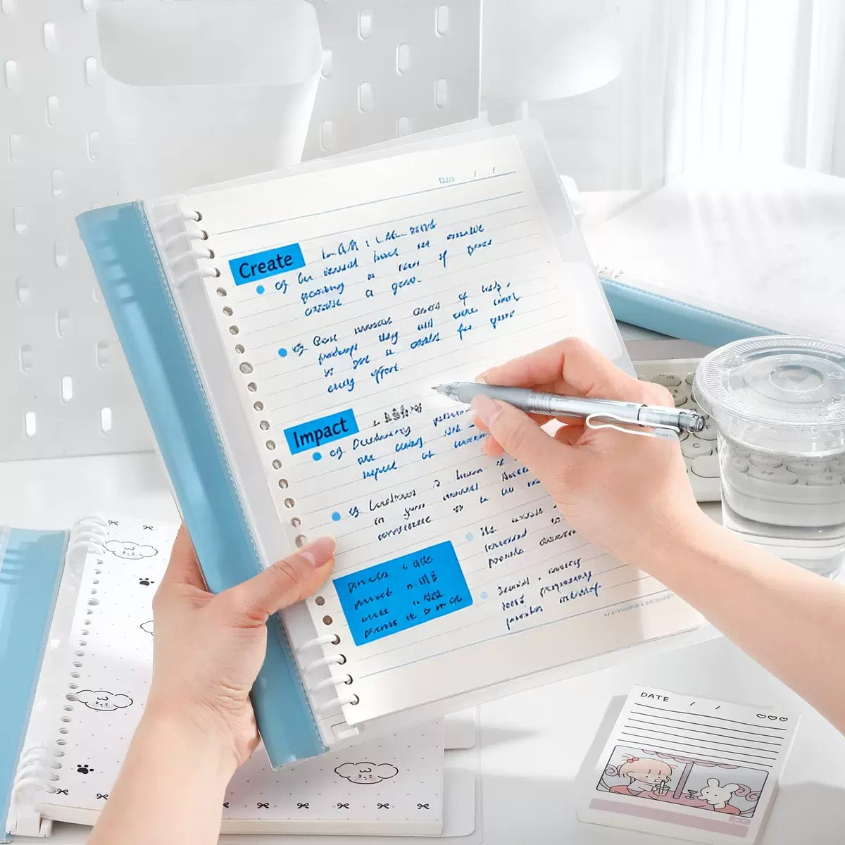 Cute Puppy Translucent Notebook