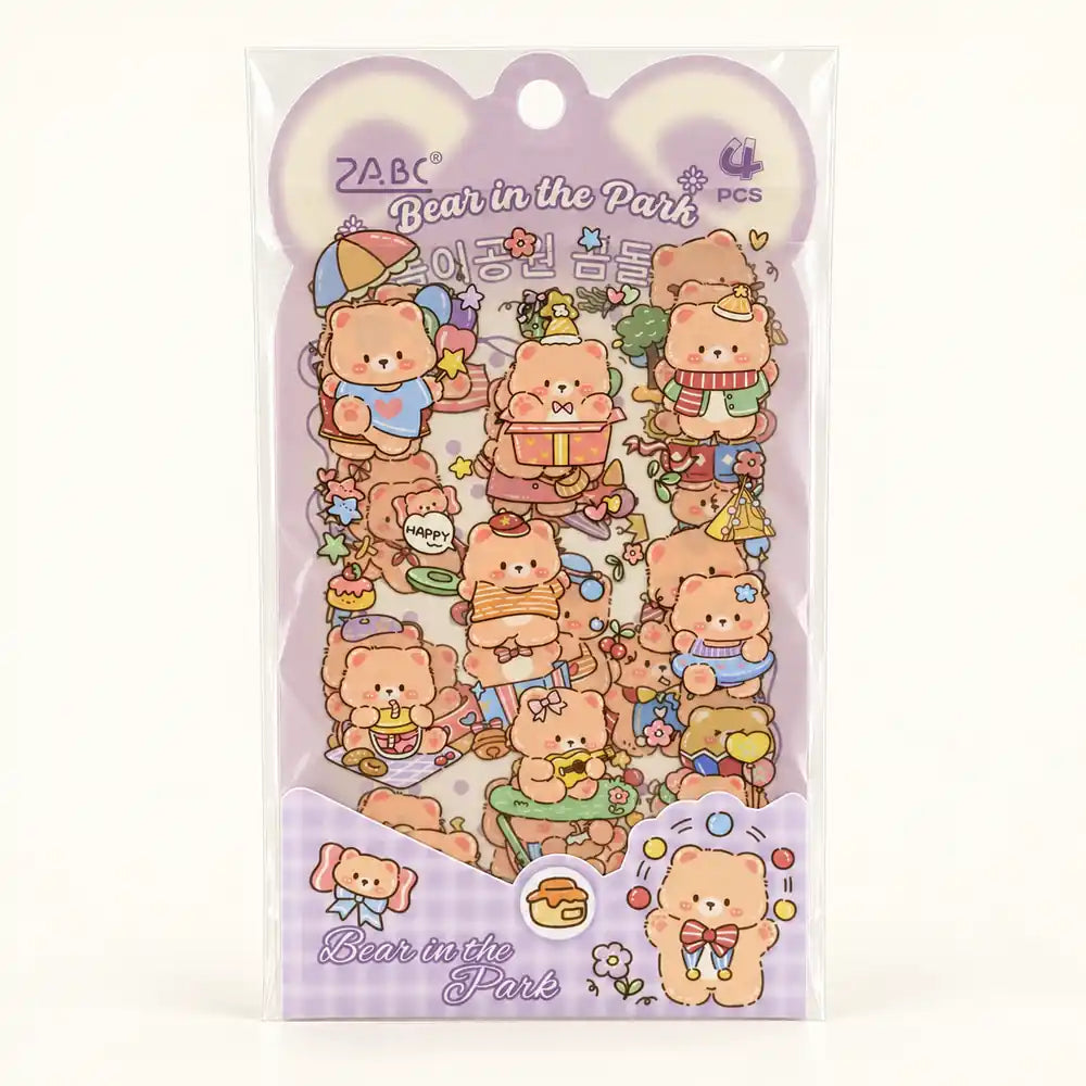 Fluffy Bear Daily Sticker