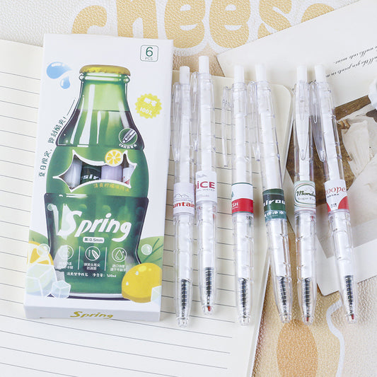 Moka Spring Gel Pen Set