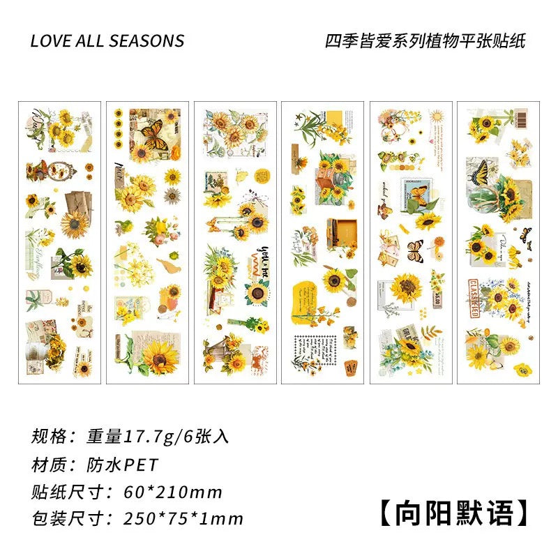 Vintage Botanical Sticker Pack