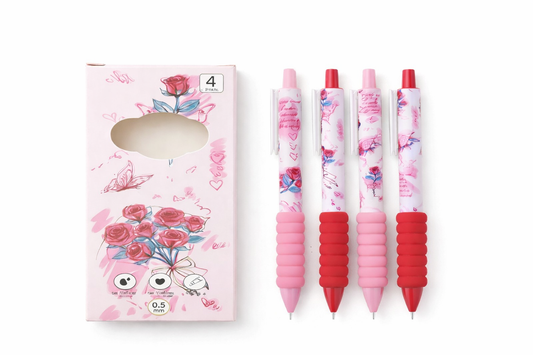 Rose Pink Butterfly Silk Pen