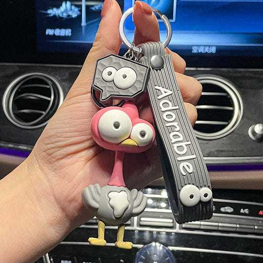 Ostrich Keychain