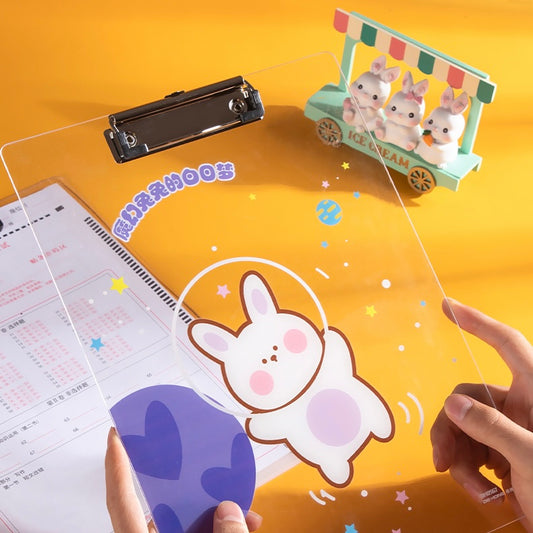 Kawaii Transparent Exam Pad
