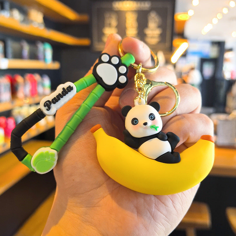 Premium Panda Couple Keychain Set (2pcs Set)